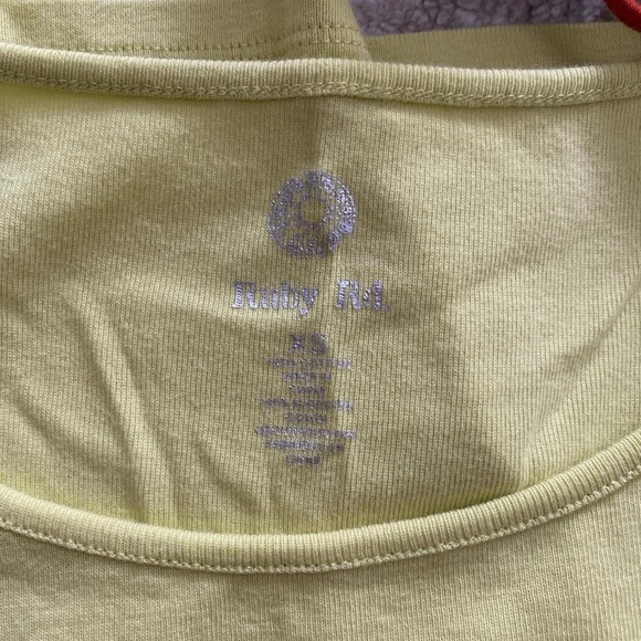 Ruby Rd. Lime Yellow Tank Top - Picture 4 of 4